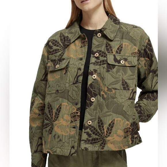 Scotch & Soda Jackets & Blazers - Scotch & Soda Green and Brown Jacket